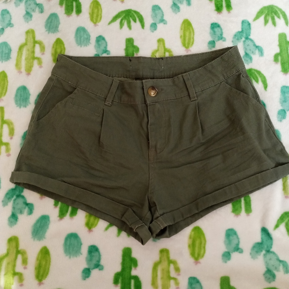 Green shorts